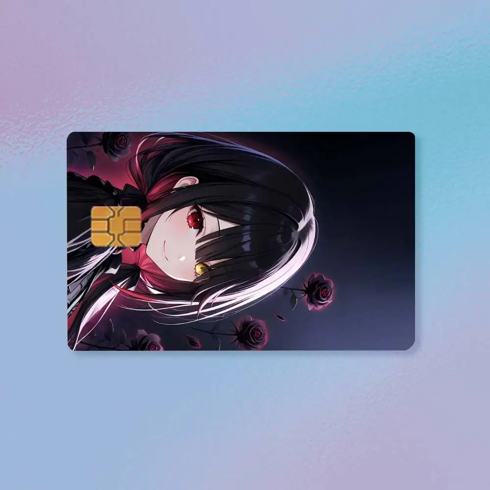 Date A Live Tokisaki Kurumi Credit Card HD Stickers Easy to replace