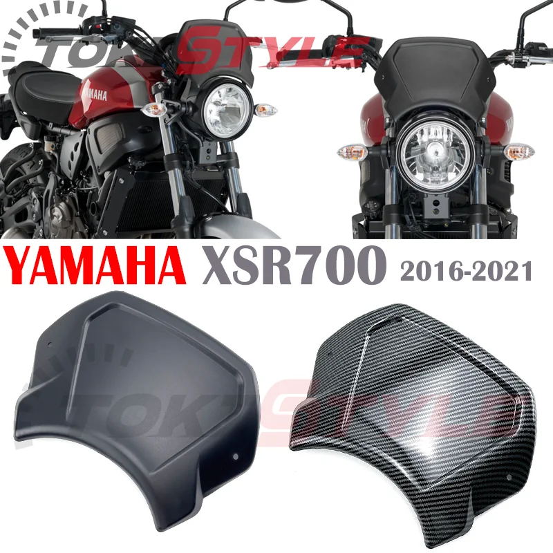 Fits For YAMAHA XSR700 XSR 700 2016 2017 2018 2019 2020 2021 2022 Motorcycle Sports Windscreen Visor Windshield Frontal Plate