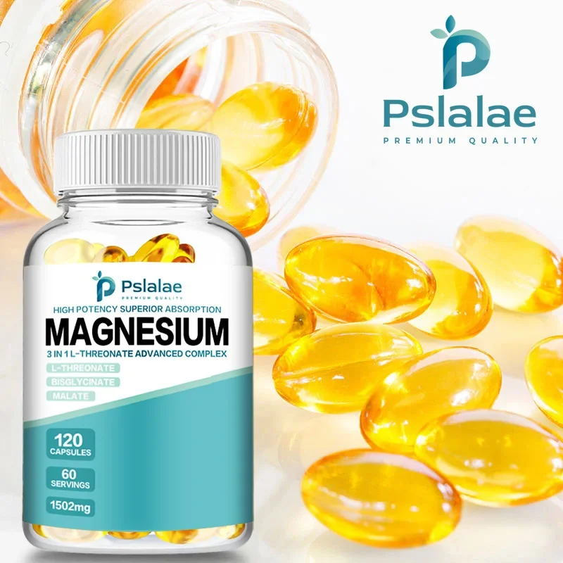 Magnesium L-Dreonaatcapsules - Ondersteunt focus, geheugen en leren van de hersengezondheid Ondersteunt de slaapkwaliteit - 120 capsules