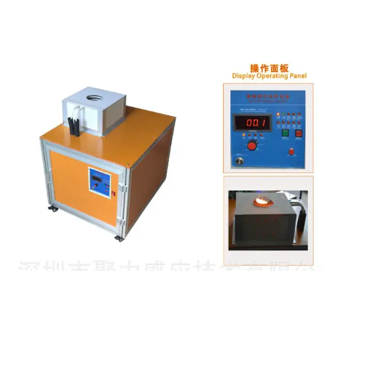 Cabinet Induction Gold Melting Furnace Supper For Melting 5-10 Kgs Gold Silver Brass Copper Iron Etc