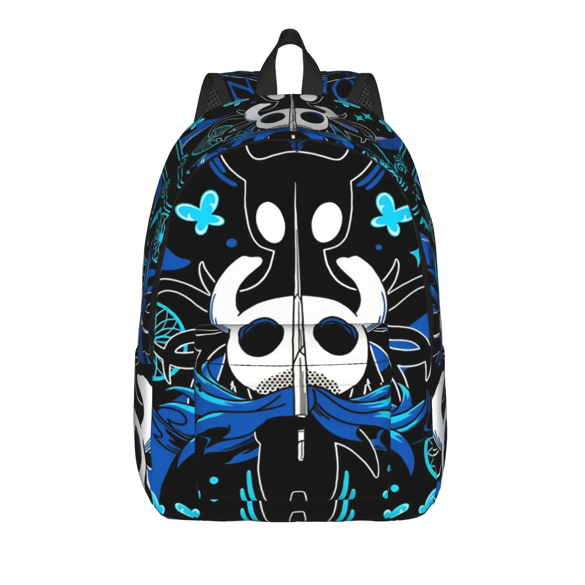 Hollow Knight Retro Gaming Backpack  Trekking Backpacks Teen Custom Breathable High School Bags Fashion Rucksack