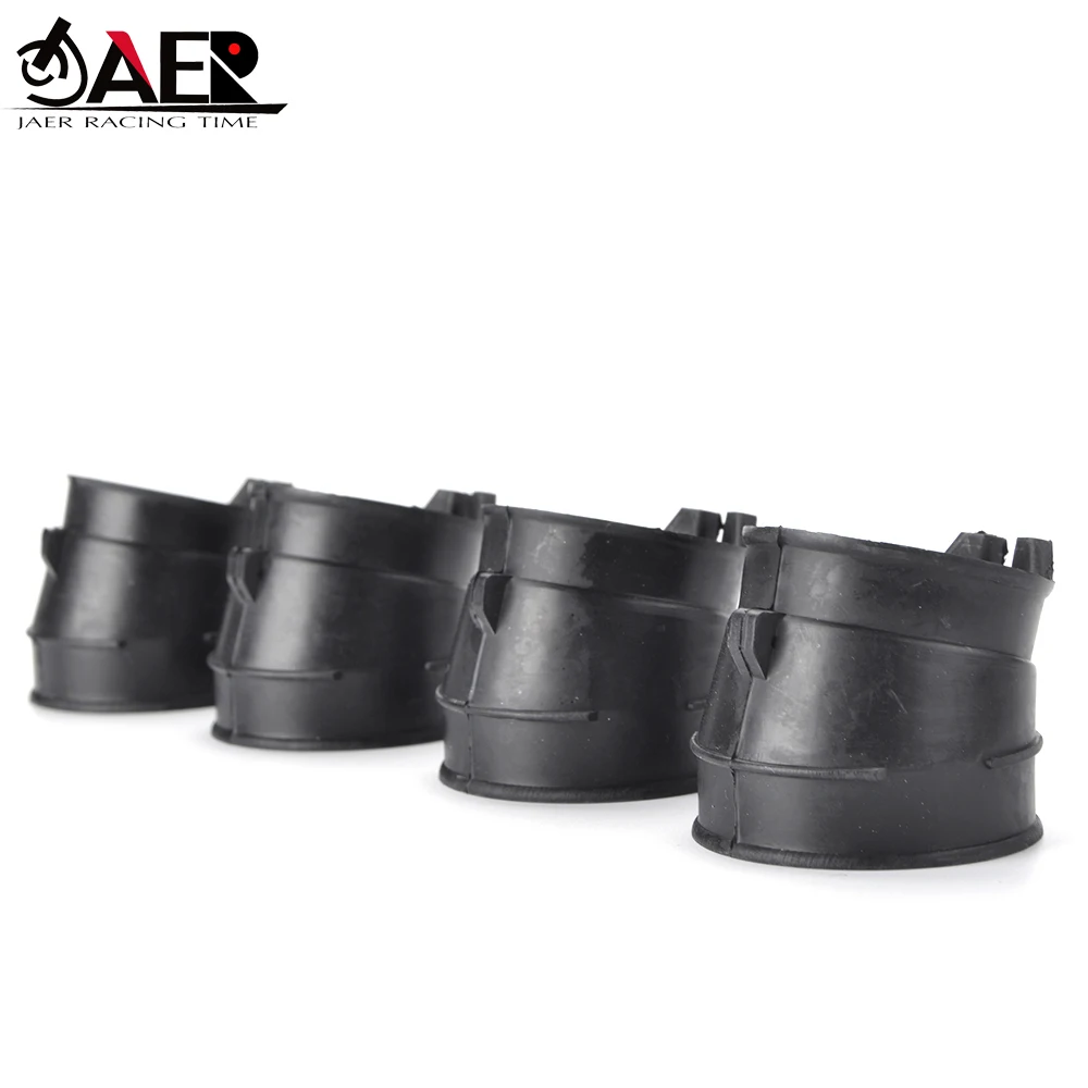 4PCS Carburetor Adapter Inlet Intake Rubber Manifold For Honda CB250 Hornet 1996-2008 CB 250 JADE250 CBR250 MC14 MC17