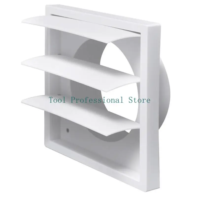 

57QF Квадратная вентиляционная решетка из АБС-пластика, устойчивая к эрозии, установка своими руками для выхлопной системы