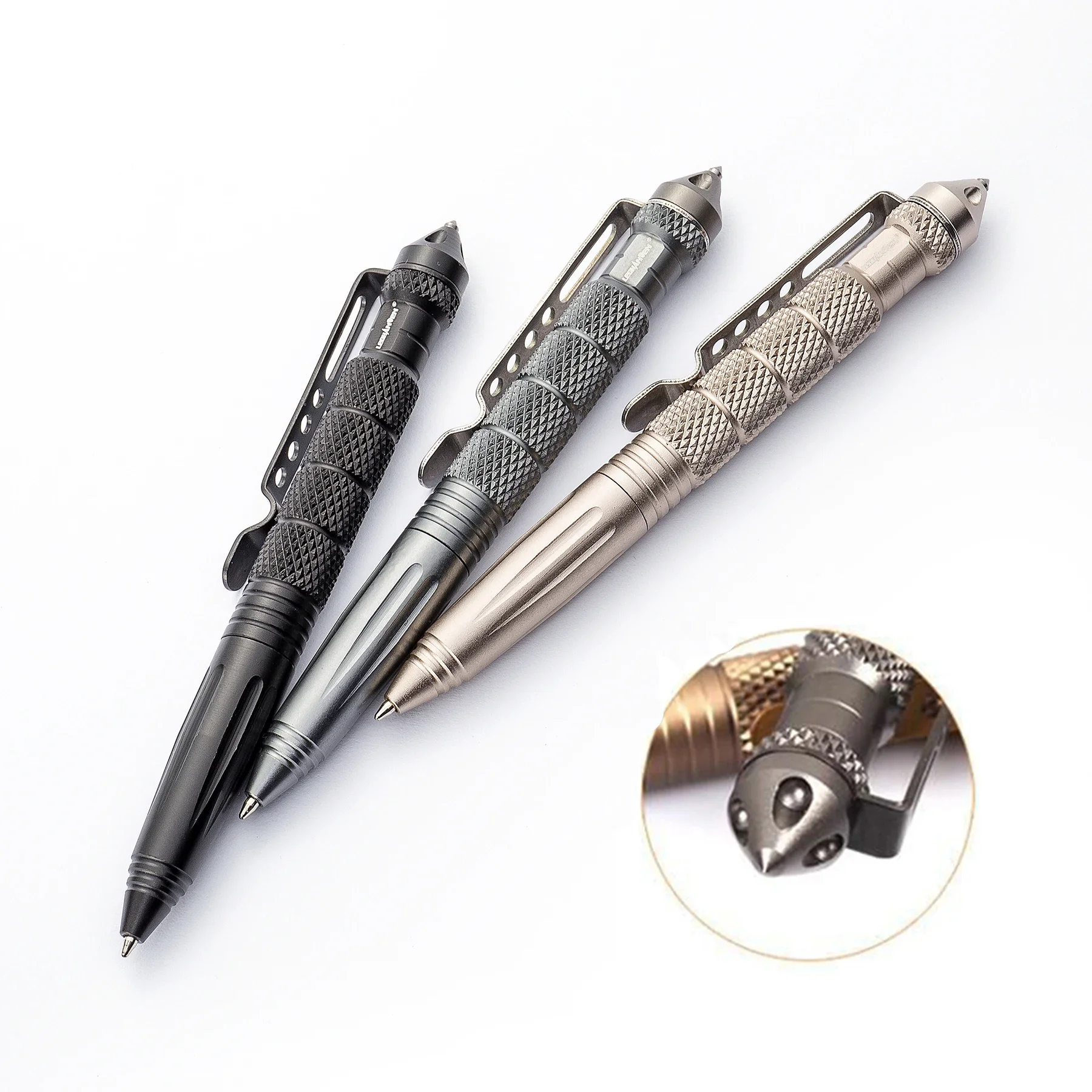 Self Personal Defence Tactical Pen Safety Supplies Pocket Aluminum Anti Skid Military Tungsten Steel Head Defense Pen