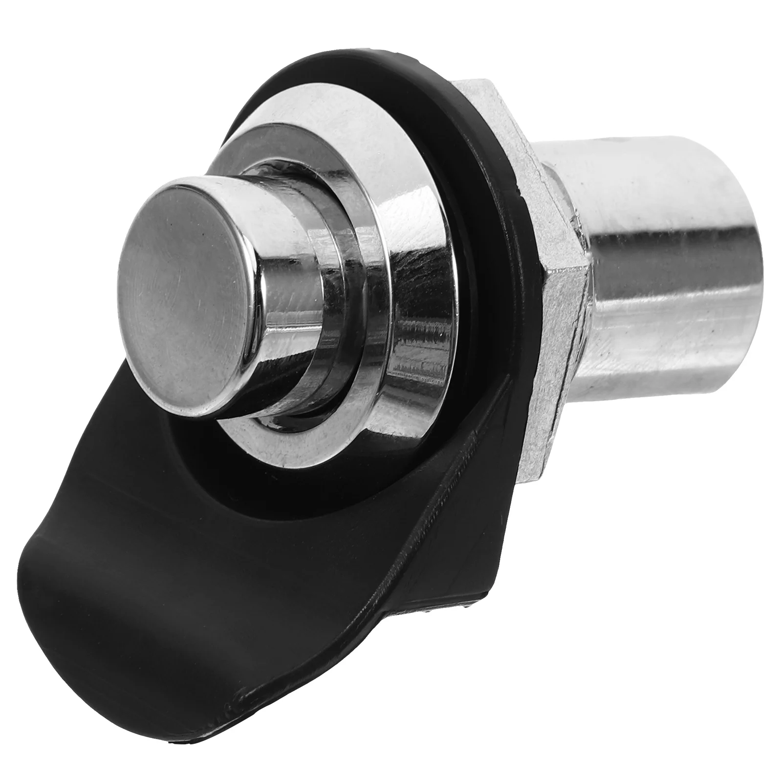 Push Button Door Latch Zinc Alloy Impact Lock Cabinet RV Marine Boat Push to Close Latches Plum Blossom for Distribution