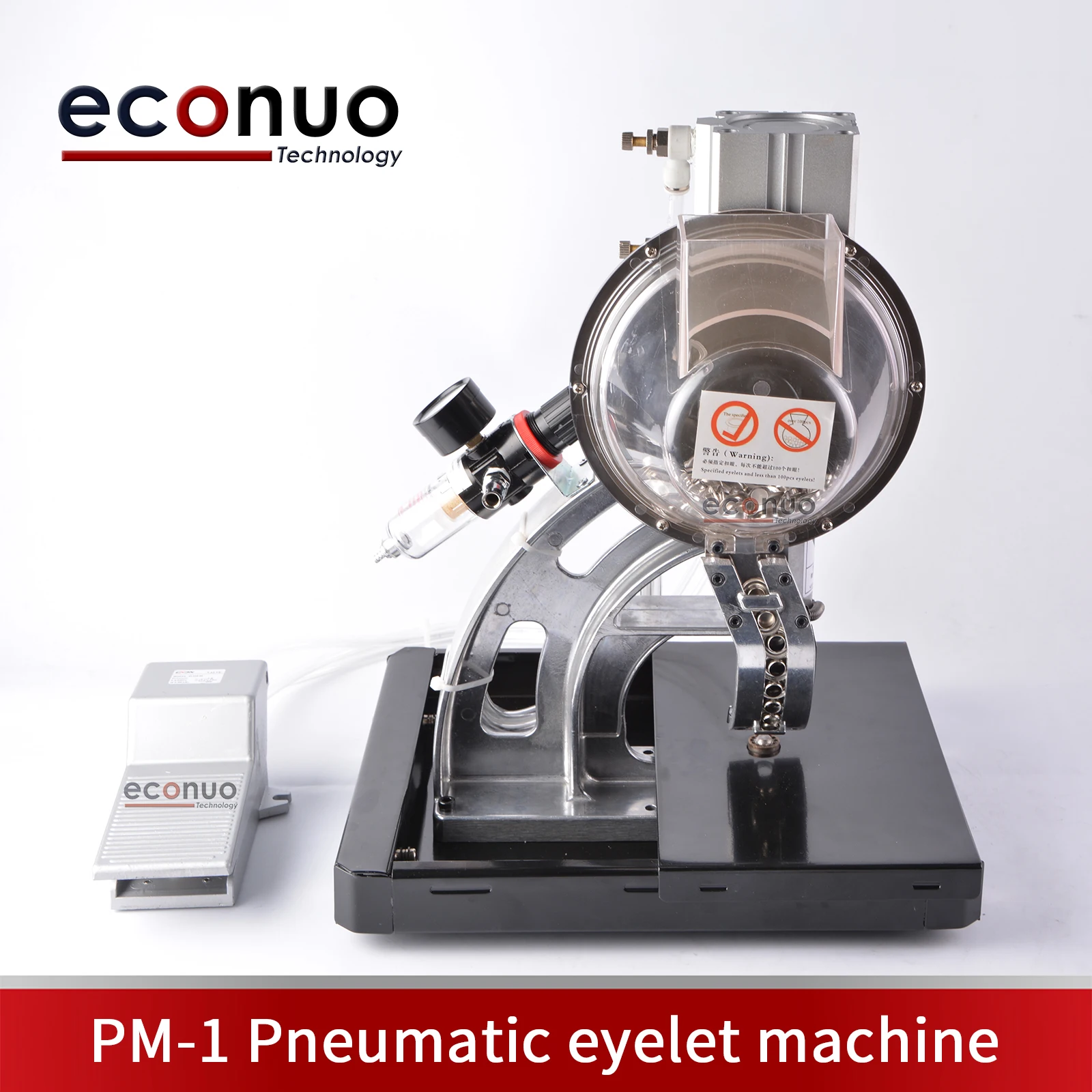 PM-1 10mm pneumatic eyelet machine with table/pneumatic eyelet machine With 10mm single eyelet