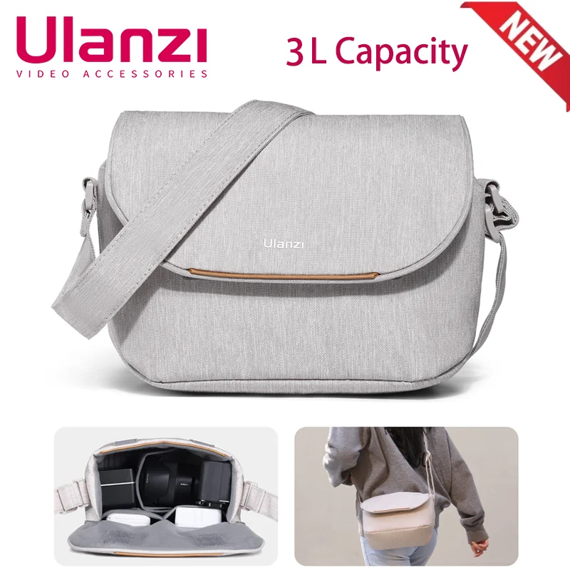 

Ulanzi F01 3L Large Capacity DSLR Camera Bag Backpack Lightweight Waterproof Shoulder Bag for Sony Canon Nikon Fuji 카메라가방 bolsa