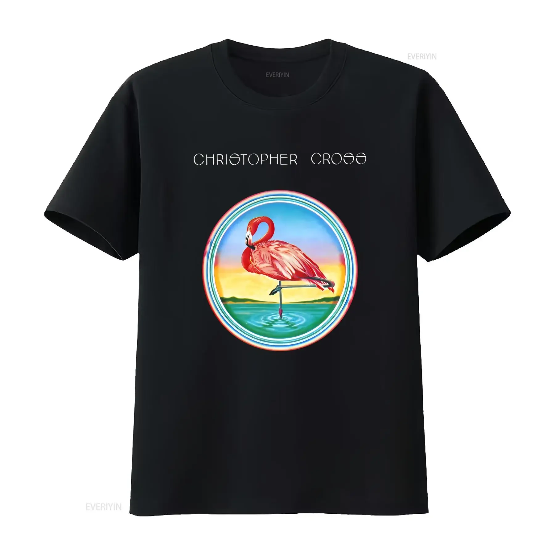 

Обложки для альбомов - рубашка Christopher Cross с коротким рукавом, зеленая, унисекс, S-5XL BY606, винтажная, винтажная, дышащая, с мытым рисунком