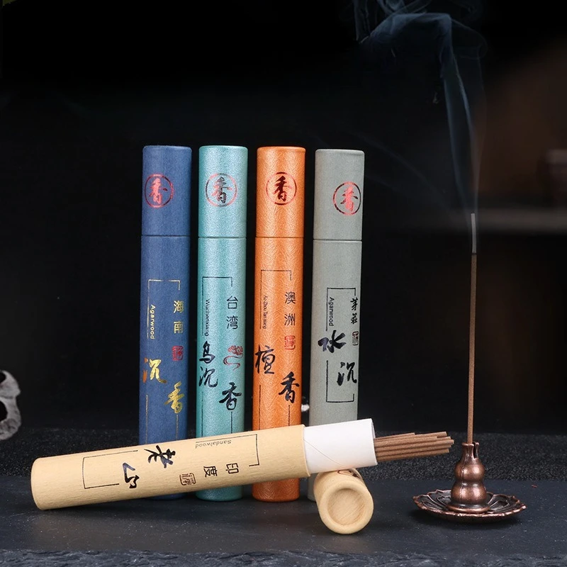 Y 10.5cm Portable Home Incense Stick Natural Sandalwood Incense Sticks Sleep Aroma Blessing Ceremony Pray Buddha Supplies