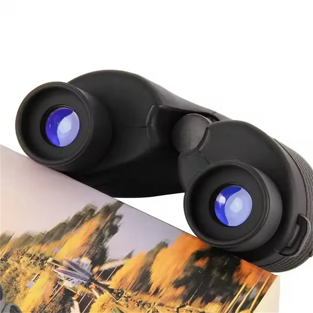 Mini binoculares HD portátiles de enfoque automático, telescopio Binocular impermeable para exteriores, espejo de observación de aves para caza y senderismo, 10x25