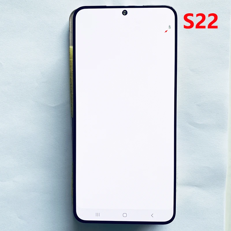 SUPER AMOLED S22 LCD For Samsung S22 5G S901 S901B S901U LCD Display Touch Screen Digitizer Assembly With Dot Working Well