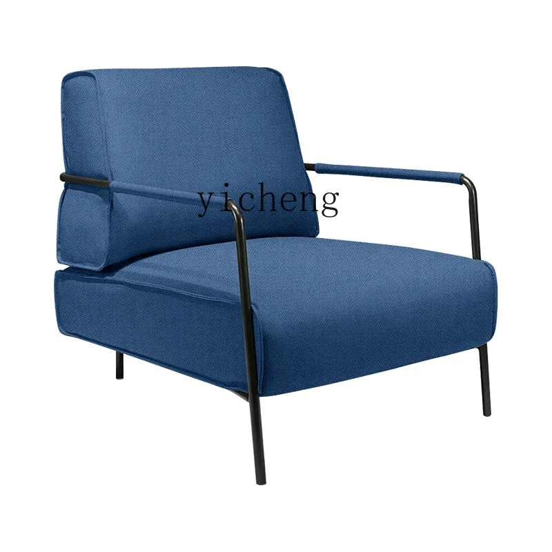 

ZC Fabric Single-Seat Sofa Chair Leisure Chair Minimalist Living Room Balcony Bedroom Study Single Small Sofa