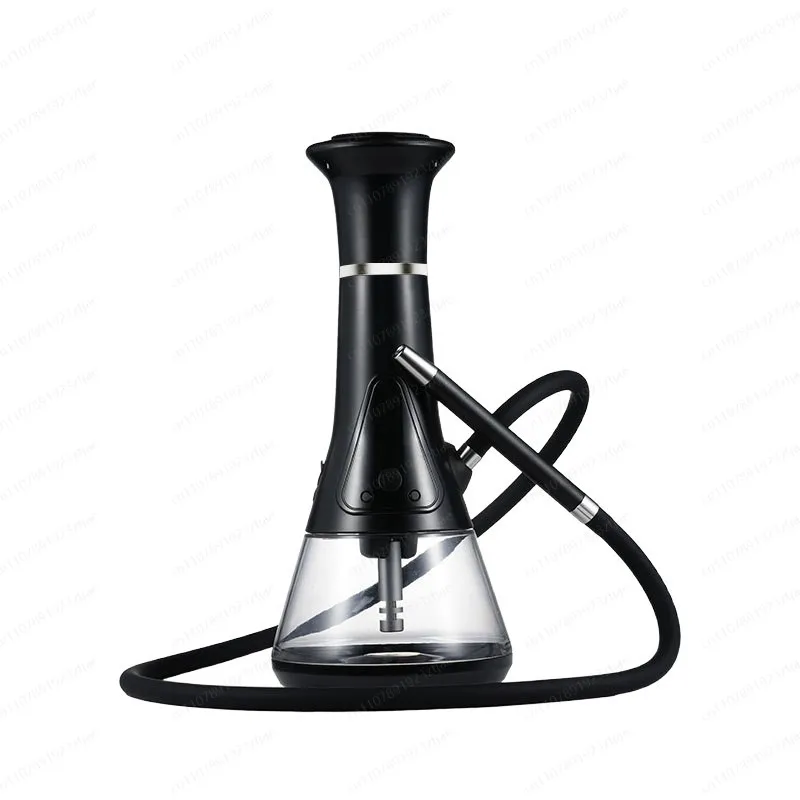 

New Exquisite Electronic Hookah Shisha Set Complete Built-in Rechargeable Lithium Battery Temperature Adjustable