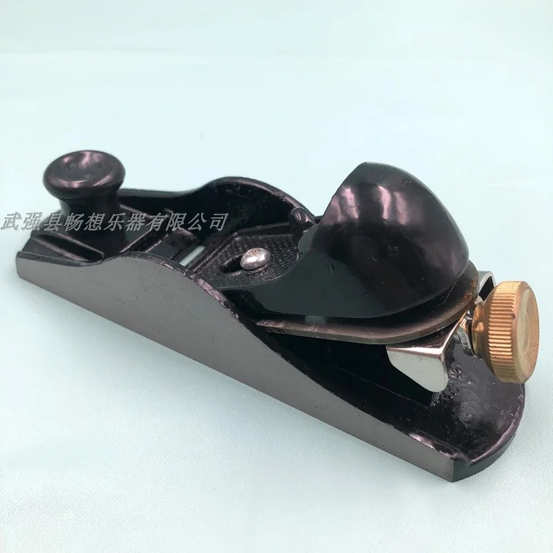 Woodworking Trimming luxurious Steel Bench Planes Adjustable Flat bottom Trim Planer， Carpenter Manual Push DIY Tools