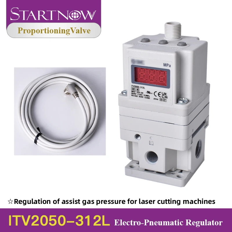 Startnow  Regulator Proportional Valve ITV2050 ITV1050 ITVX2030 Proportional Solenoid Valve for Laser Cutting Machine