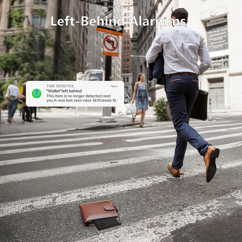 بطاقة تحديد موقع المحفظة، بطاقة تعقب الهواء، تعمل مع IOS Find My APP، جهاز تتبع بلوتوث، العلامة الذكية لمفاتيح المحفظة