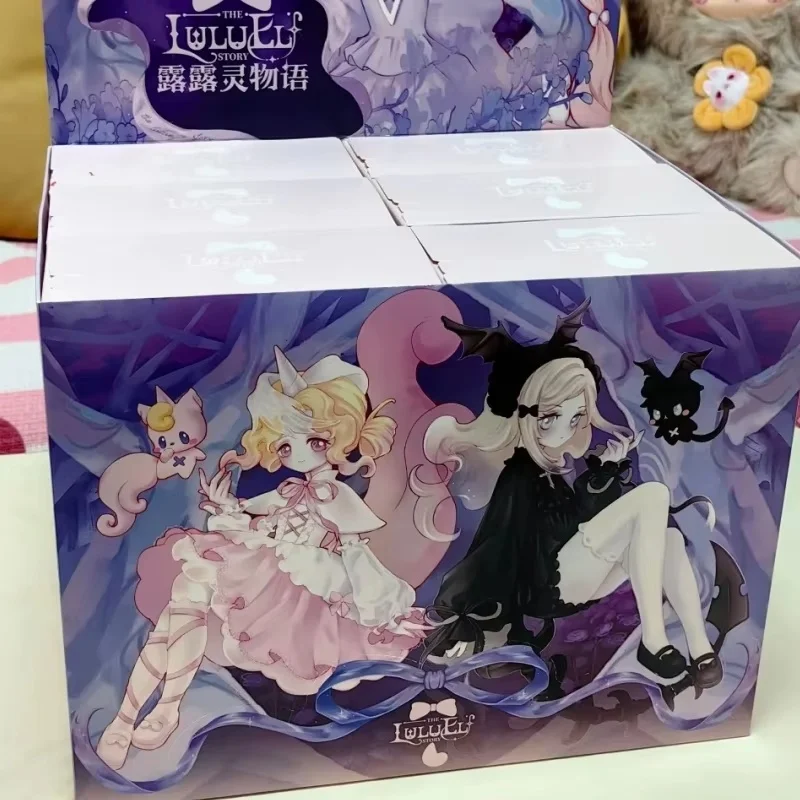 Anime genuíno a luluelf história série 1/12 bjd caixa cega kawaii figura 12 pontos bjd boneca móvel coleção brinquedo estatueta presente
