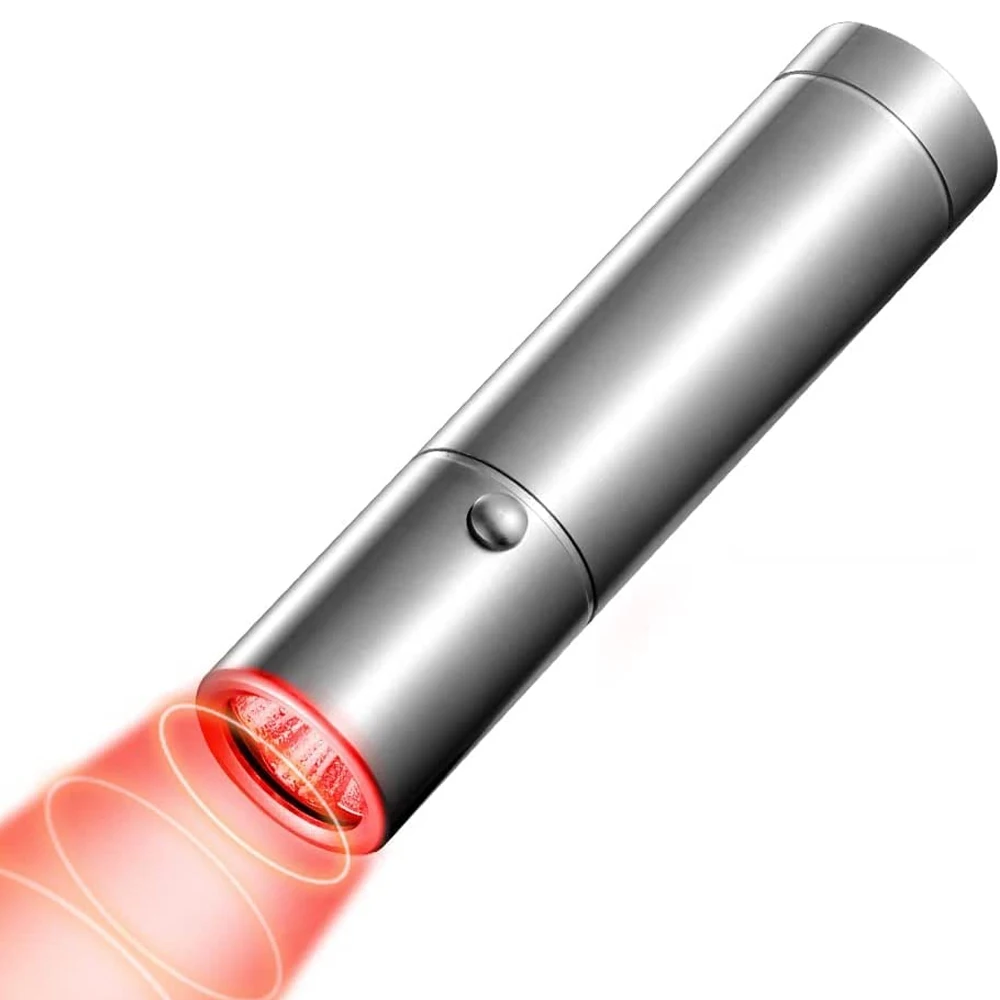 Cross border popular Amazon 660nm infrared therapy lamp, red light therapy pen, portable pet therapy