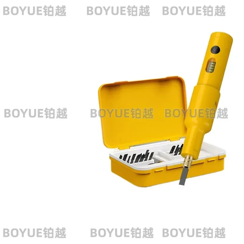 Cordless Electric Wood Carving Tool Set Lithium Engraver Pen with 20 Blades for Furniture DIY Woodworking Chiseling Polishing