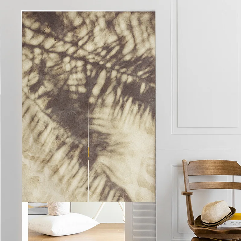 ستائر باب قماشية بنمط ظلال الأشجار ، كتان التقسيم ، منزل شمالي ، ستائر غرفة نوم فتاة ، مطبخ حمام معلق #4