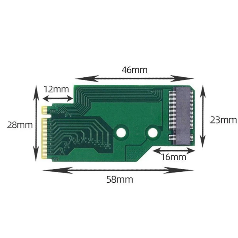 2242 Te 2280 Ssd Uitbreiding Hoge Capaciteit Board Nvme M-Key Ngff M.2 Pcie 4.0 Gouden Vinger Adapter Voor Lenovo Legion Gaan Duurzaam