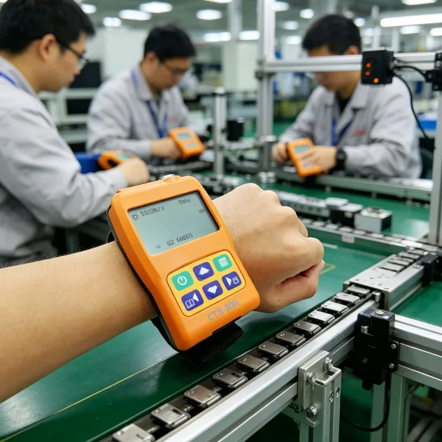 CTS-30A Wrist Type Digital Ultrasonic Thickness Gauge, Metal Thickness Meter with USB Data Storage Function