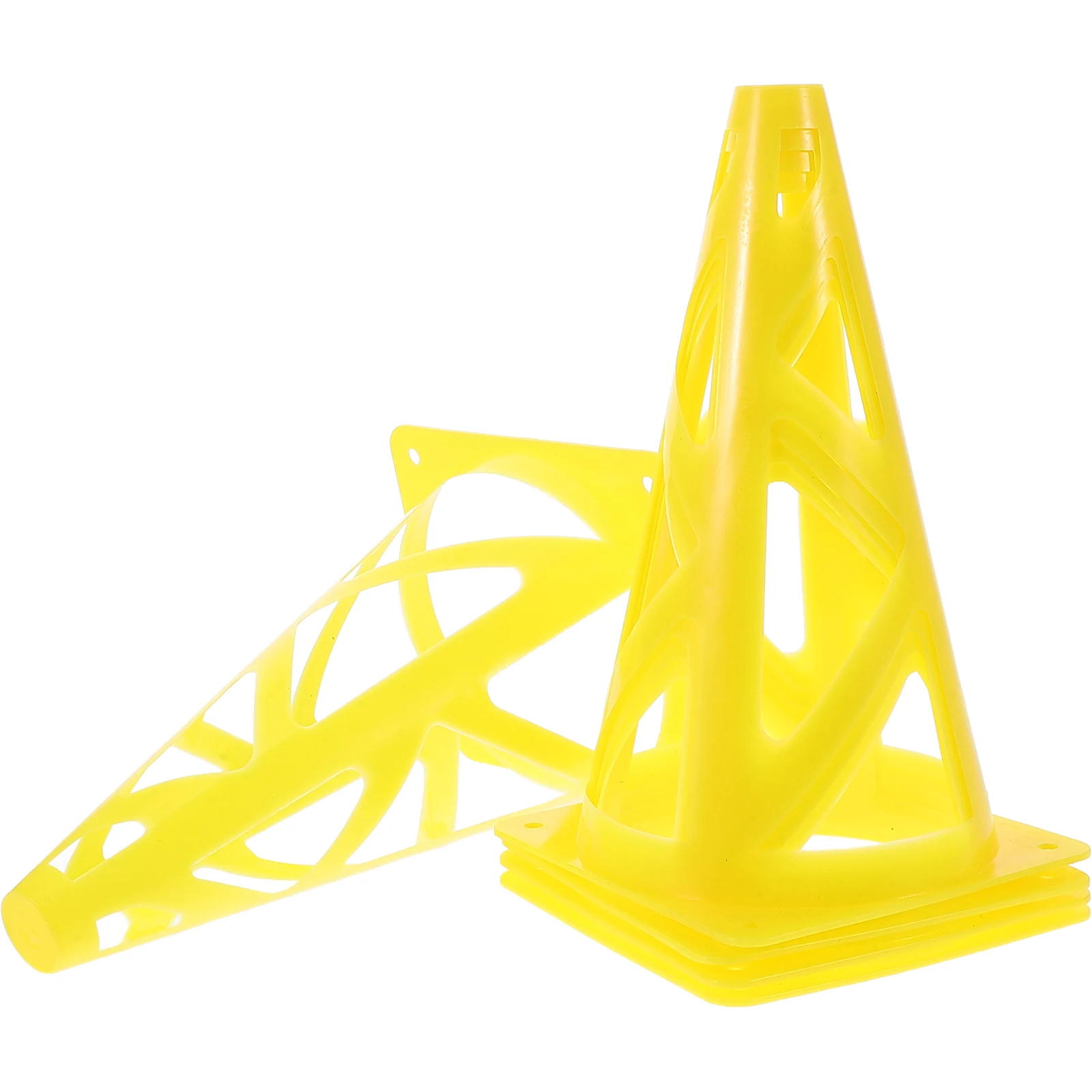 

5pcs 23cm Hollow Logo Cones Durable High Visibility Agility Training Football Soccer Sports Equipment Basketball Obstacle Marker