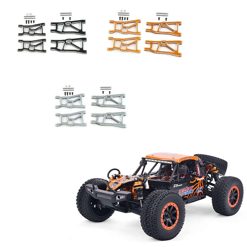 Zestaw metalowych przednich i tylnych wahaczy do ZD Racing DBX-10 DBX10 1/10 RC Car Ulepszenia Części Akcesoria