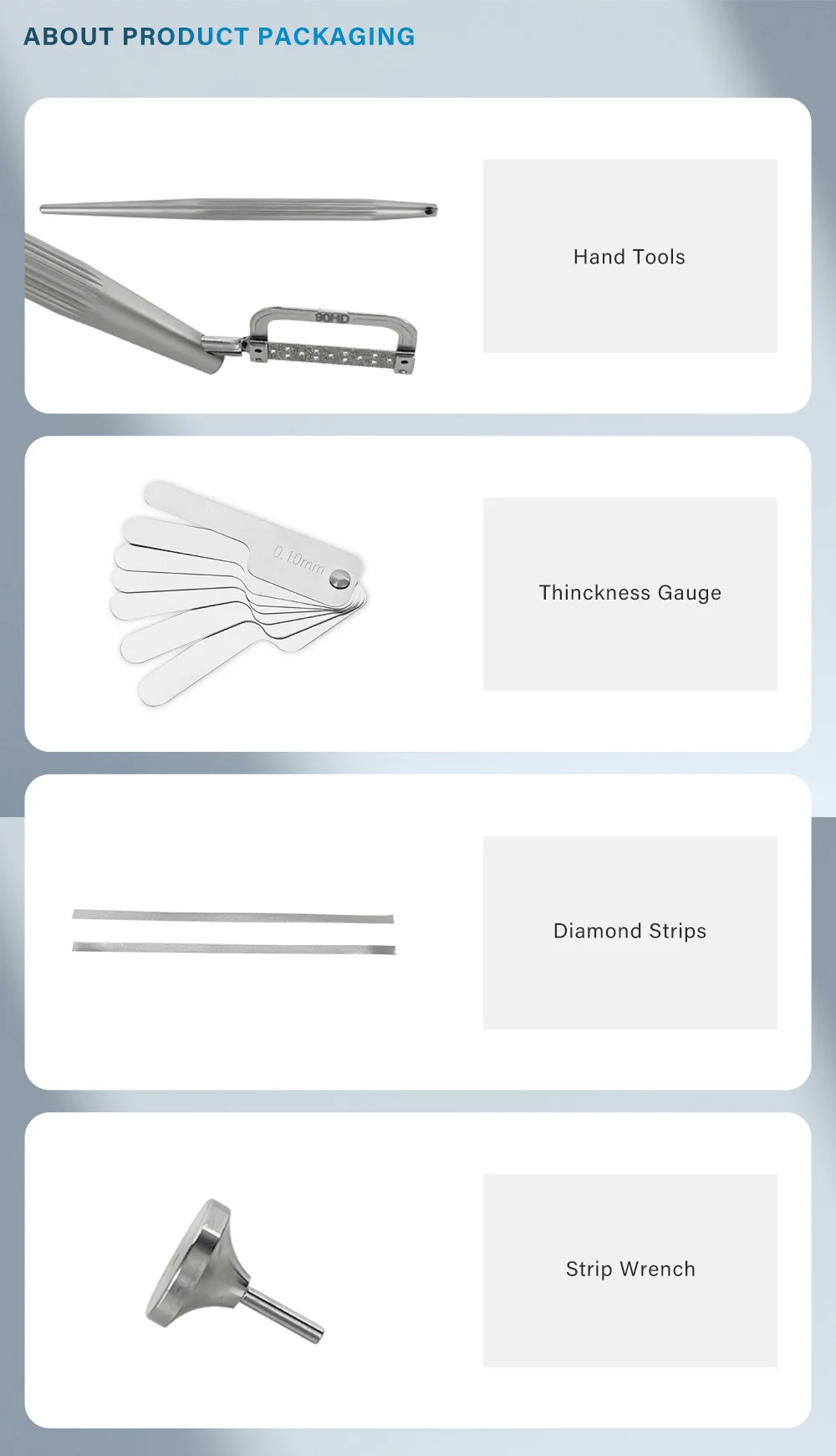 Dental System Orthodontic 4:1 Reciprocating Interproximal Strip Contra Angle Handpiece Orthodontic Treatment Enamel Gauge Measur