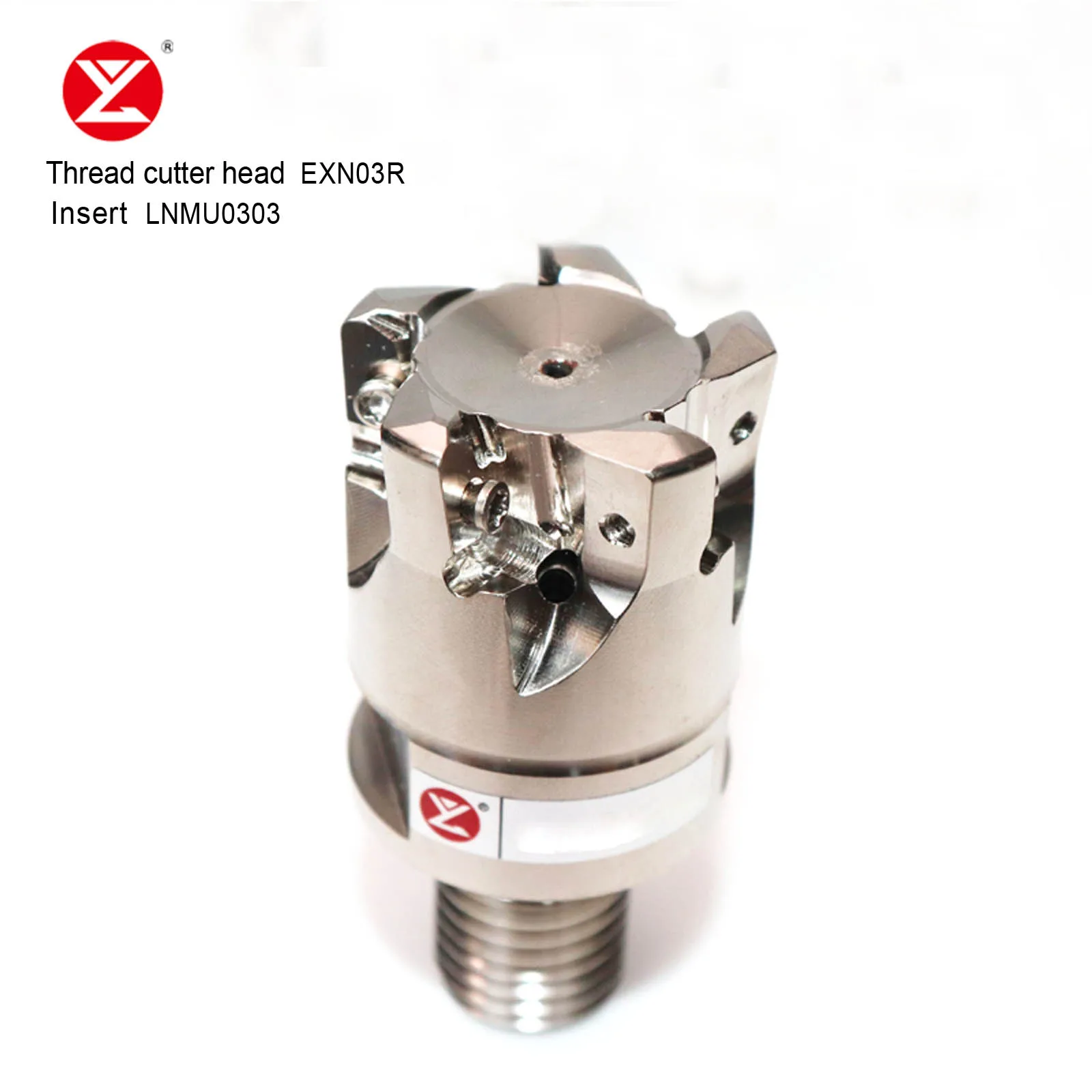 CNC Modular Type Milling Cutter hi-feed milling  EXN03R-32-M16 Thread Locking Teeth Type Cutter Head Fit Insert LNMU030310ER