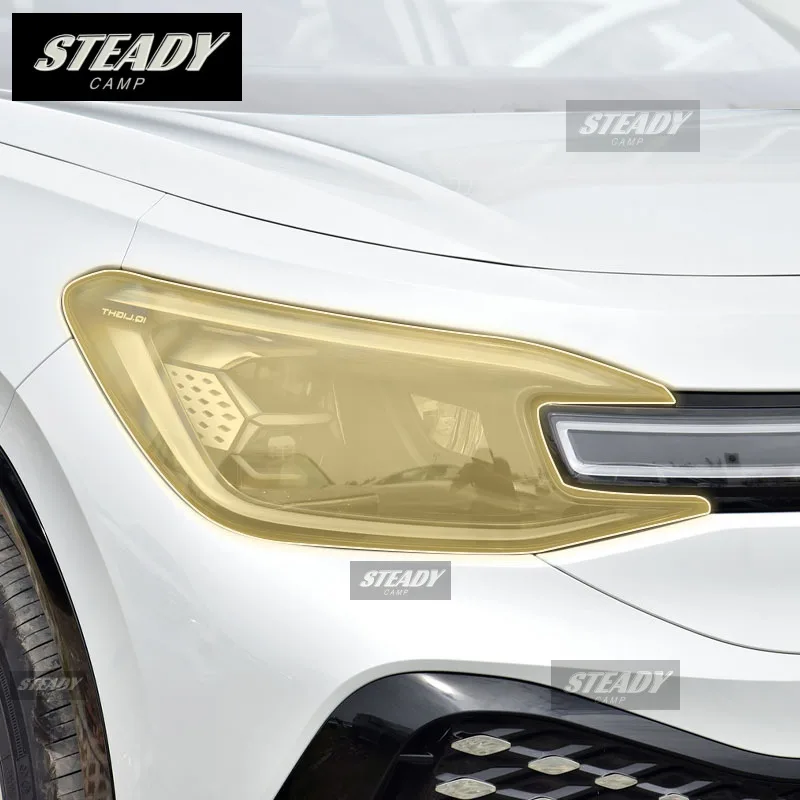 

Pre cutting Car Exterior Headlights PPF transparent protective film TPU scratch film For Volkswagen ID.6 CROZZ 2021-2024