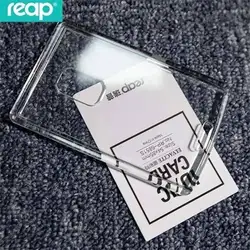 5pcs Acrylic Reap 7175 Transparent High Quality Badge Holder Crystal Card Bus Id Holders Plastic