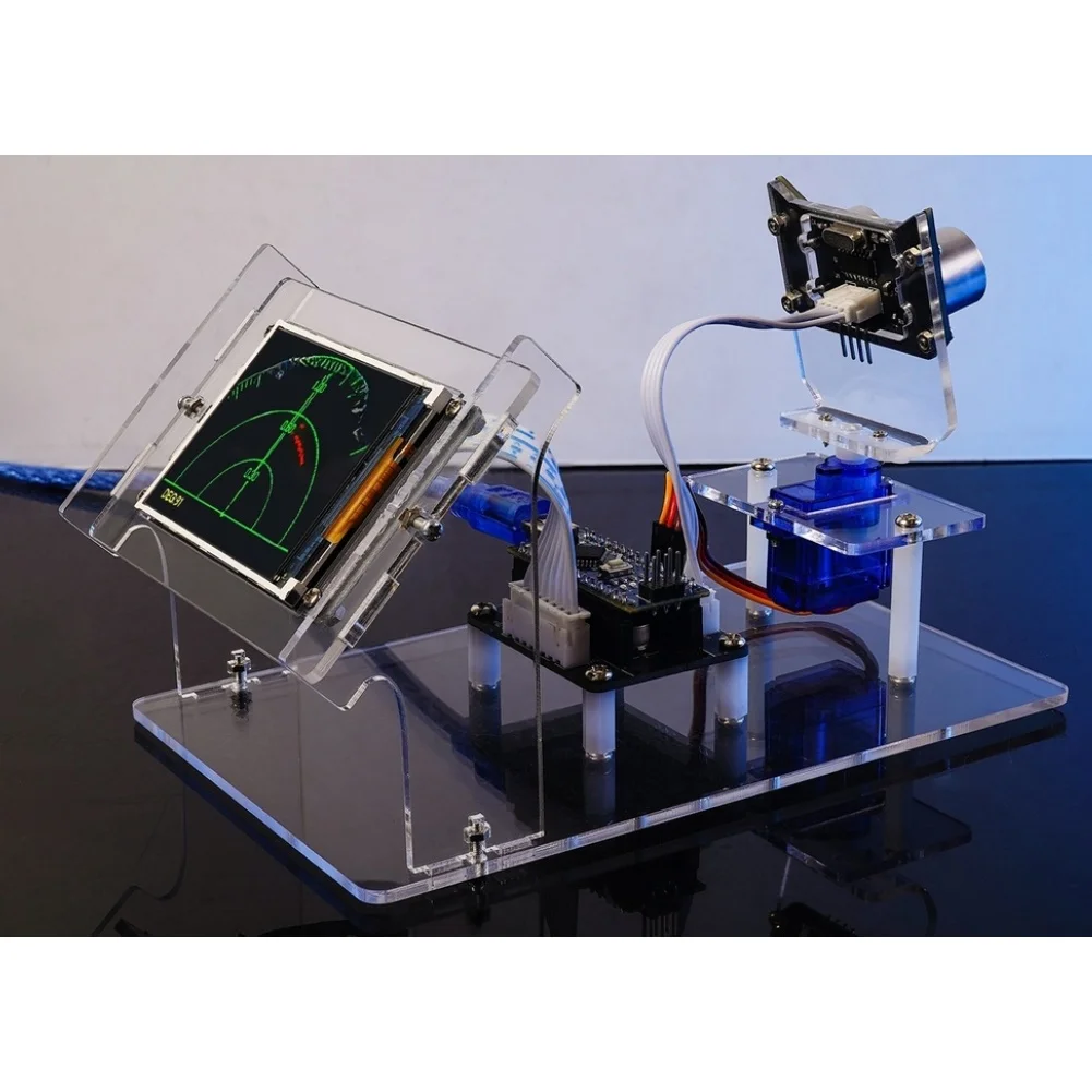 Sound Wave Scanner Kit with For nano For v3.0 Microcontroller Board Supporting C C++ Code for Maker Communities