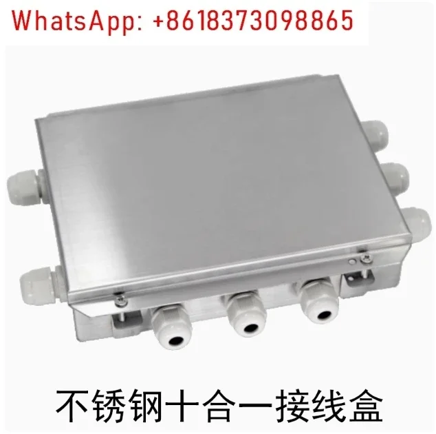 Load Cell Junction Box Meter For Bucket Crane Sum Of Weight Total Force Stainless Steel Material Ip68 JBX-4/6/8