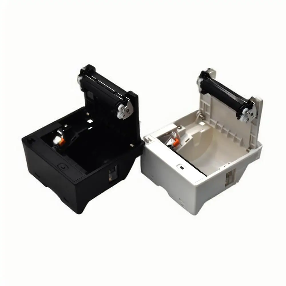 58mm Embedded Thermal Label & Receipt Barcode Printer Black and White Panel Serial Printer Module with Serial Auto Cutter