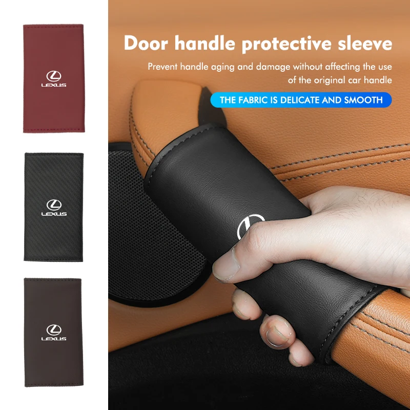 Car Door Inner Handle Cover Door Handle Gloves Protector Case For Lexus CT ES GS NX IS250 CT200h IS300h ES300h ERX400h NX300h