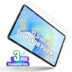 Protector de pantalla para HONOR Pad X9, película de vidrio templado antiarañazos, transparente, HD, dureza 9H, 11,5 pulgadas, 2023