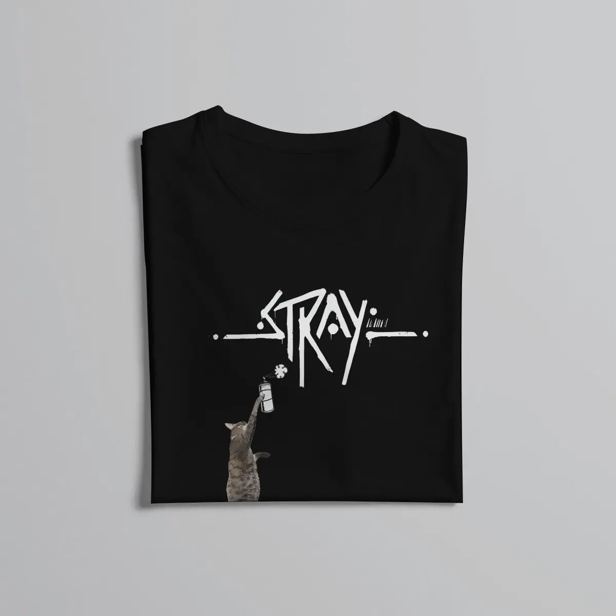 Stray Game T Shirt Grunge O-Neck TShirt Polyester Streetwear