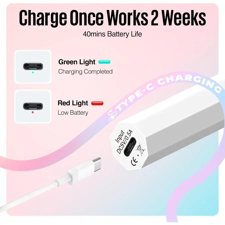 Przenośna, ręczna lampa UV do paznokci żelowych z 2 ustawieniami czasowymi, bezprzewodowa, ładowalna suszarka do paznokci USB do szybkiego utwardzania paznokci żelowych