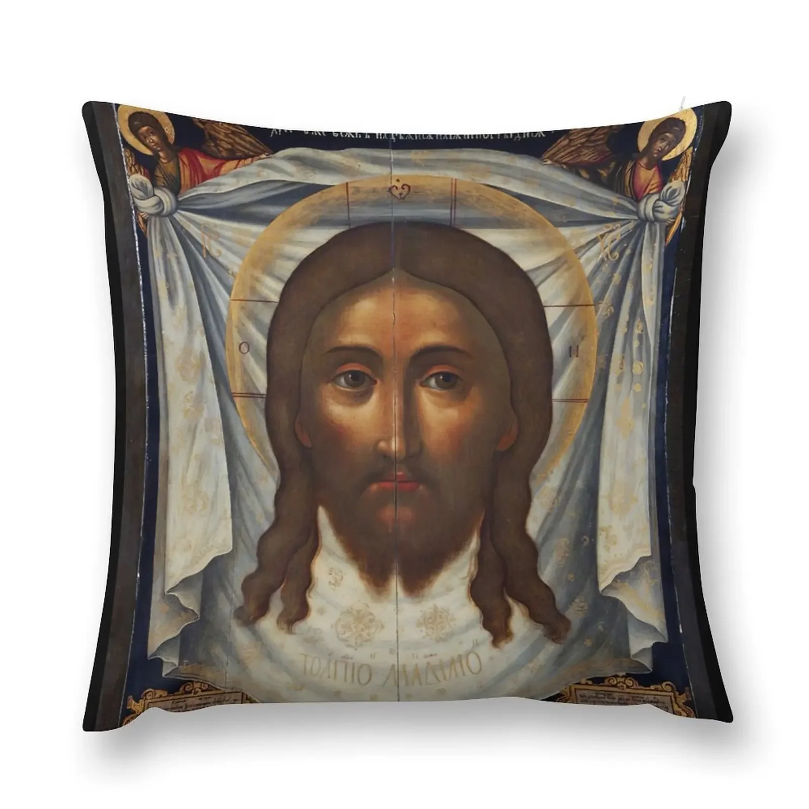The Veronica Veil Shroud of Turin Jesus Holy Face Throw Pillow Couch Pillows Luxury Sofa Cushions pillow