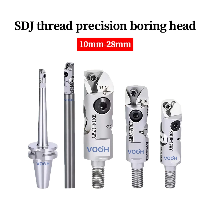 

SDJ Fine Tuning Fine Boring Tool Head LBK CBK EWN Lock tooth Thread Small Aperture Boring Hole SDJ10 SDJ12 Boring tool holder