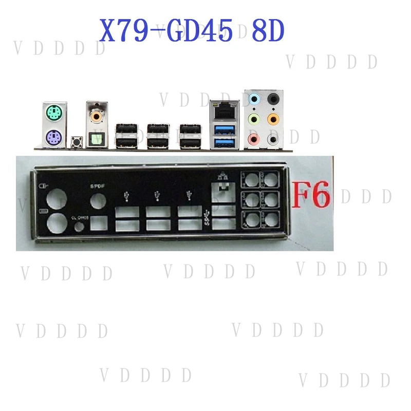 

LL 1PCS BACKPLANE IO I/O SHIELD FOR MSI X79A-GD45 8D MOTHERBOARD