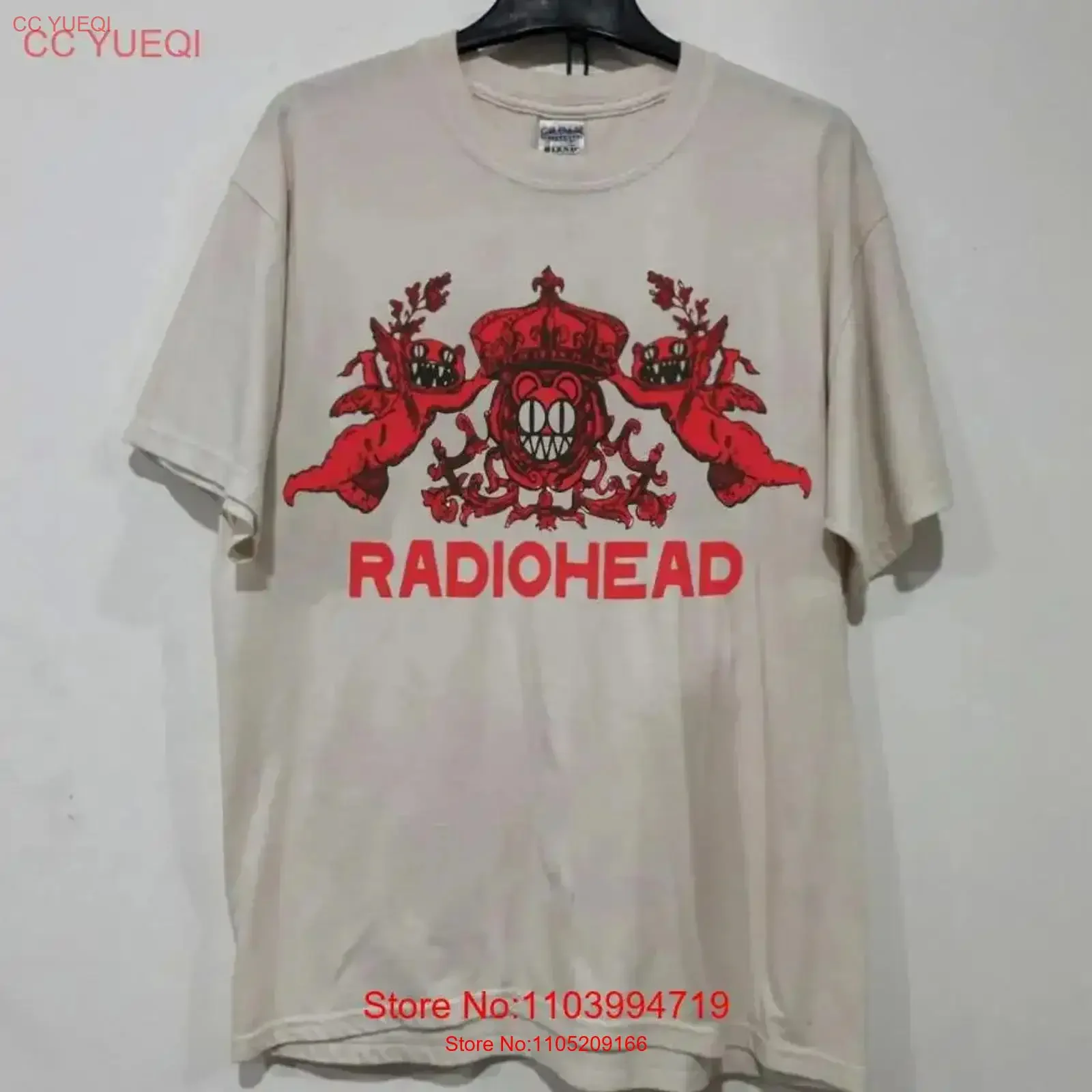 

Radiohead футболка Thom Yorke Rock Concert хлопок винтажная стираная удобная домашняя модная уличная дизайнерская одежда