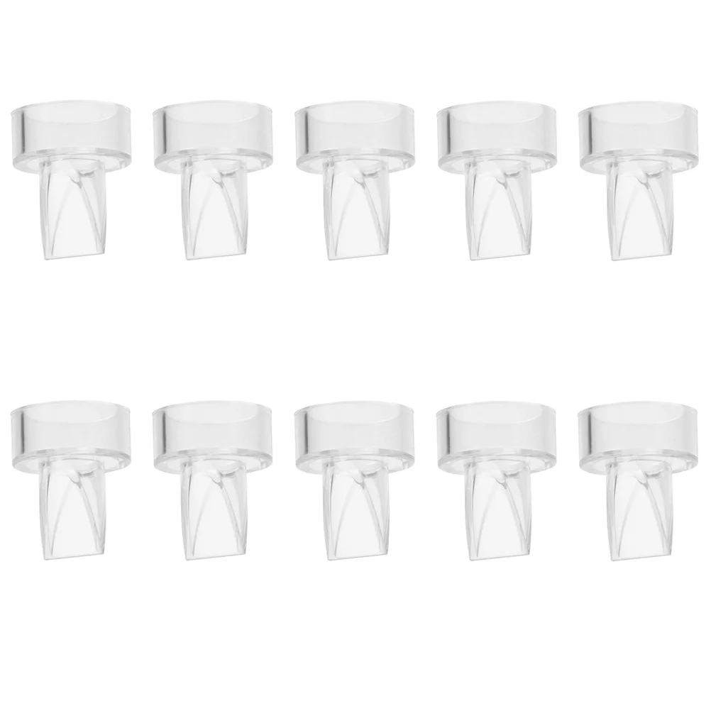 

10Pcs Breast Pump Silicone Valves Replacement Parts Anti Backflow Preventer for Manual Pumps Duckbill Valve Women's Nursing
