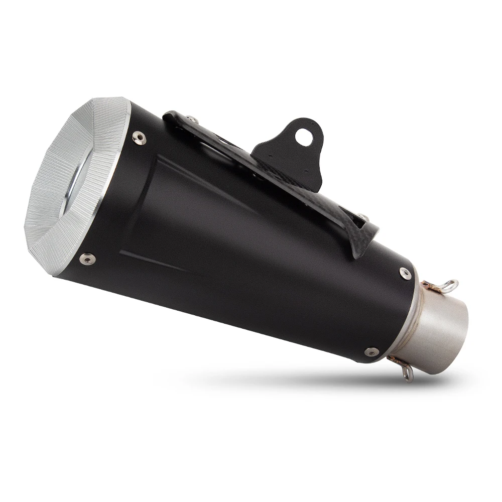 

SXLL 51Mm Universal Motorcycle Exhaust Carbon Hood, Escape Motorcycle with DB Killer Racing Scooter NMAX155 CBR300R SV650 ZX25R