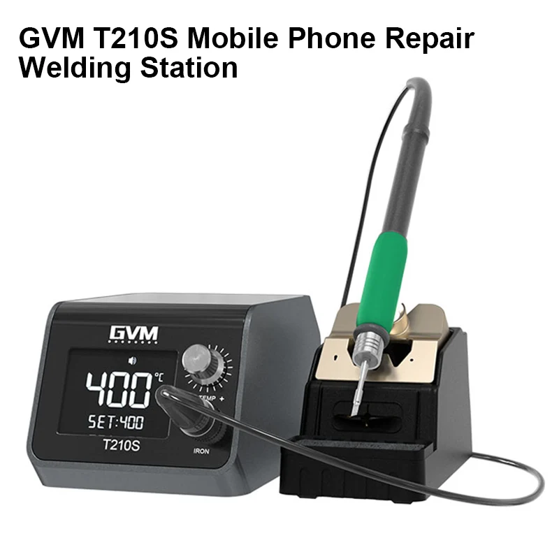 GVM T210S Smart Soldering Station Suit for C210S Series Soldering Iron Tip Mobile Phone Electronic Repair Automatic Sleep Welder