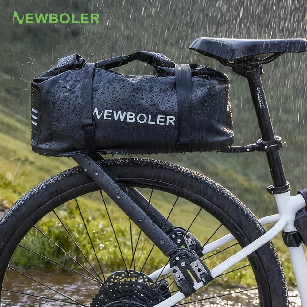 

Велосипедная задняя багажная полка NEWBOLER из алюминиевого сплава, регулируемая, для MTB и гравийных велосипедов, с кодовым замком, для велосипедных сумок и велопакинга