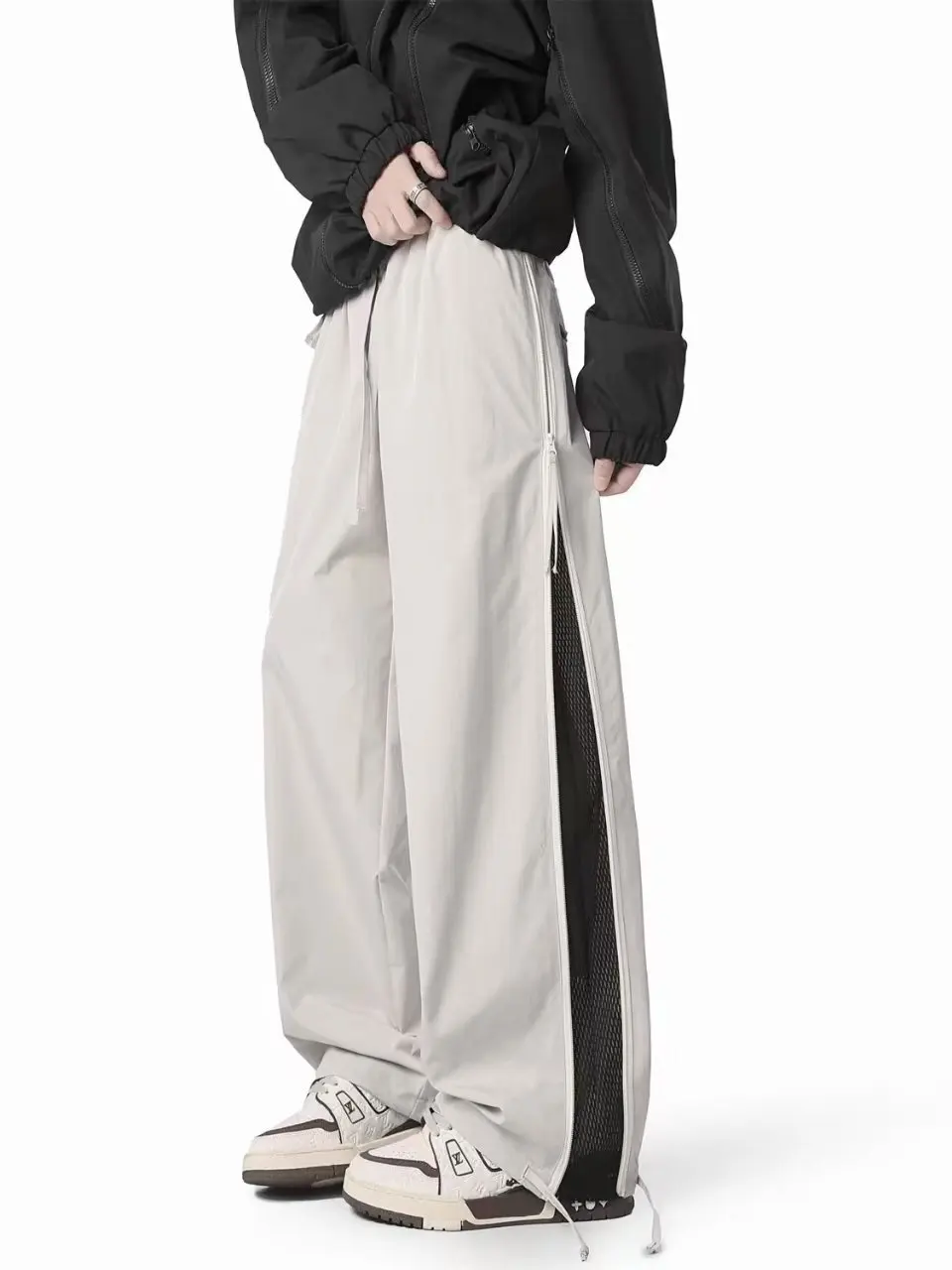 

Loose Fit Summer Lightweight Climbing Pants Men's Casual Straight Leg Breathable Qui Dry Outdoor Hiking Trousers