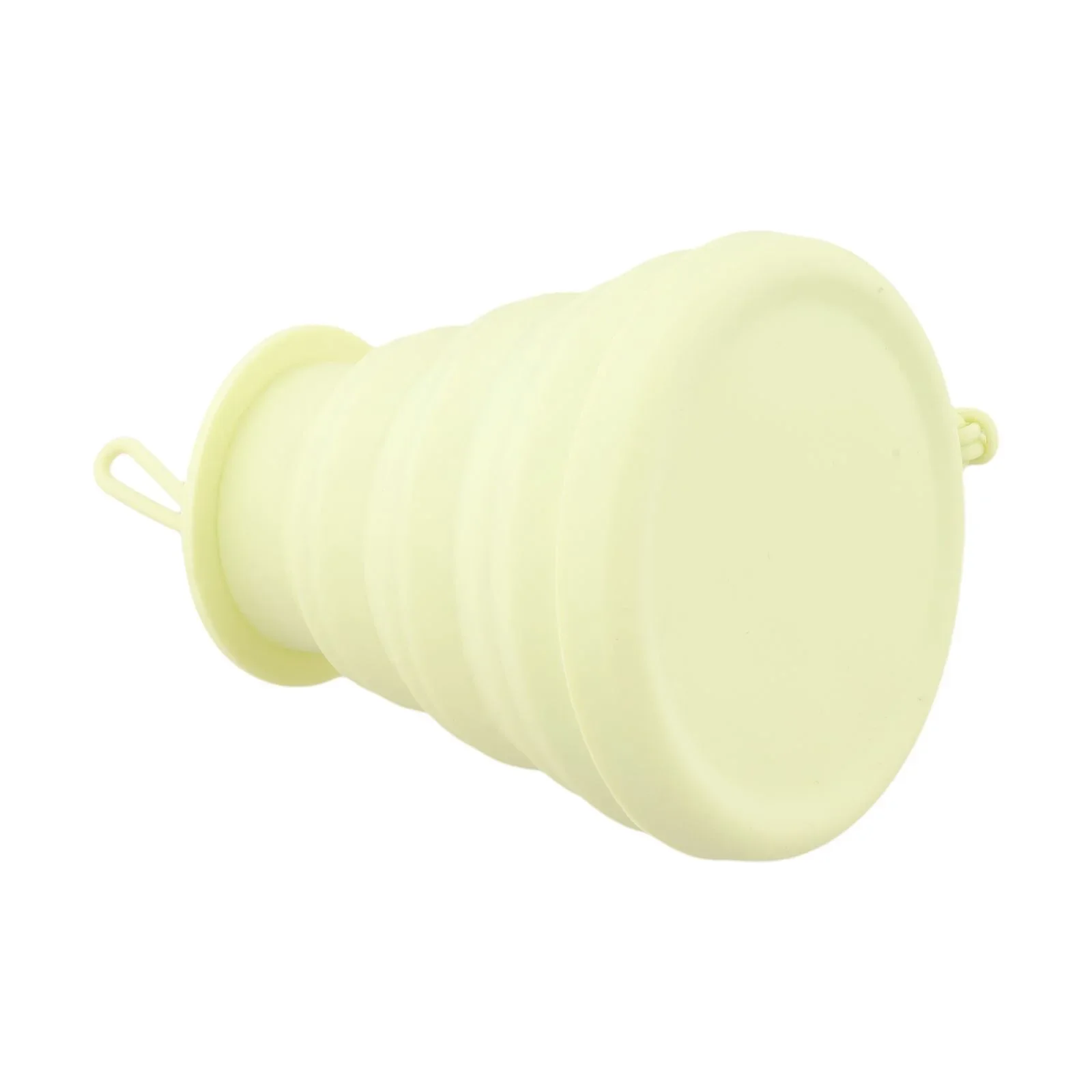 Beach Outings Apricot Foldable Camping Cup Collapsible Picnic Cup Camping Compact Size For Storage Everyday Use