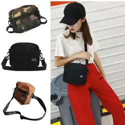 Casual Shoulder Bag Fashion Crossbody Bag Men's and Women's Canvas Mobile Phone Small Body Bag